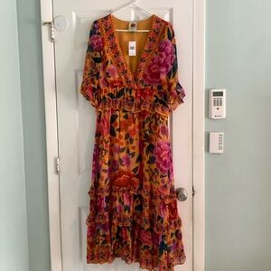 NWT Farm Rio Floral Dream Maxi Medium